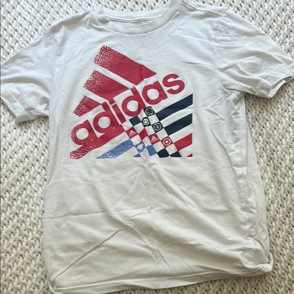 Adidas White Tee
